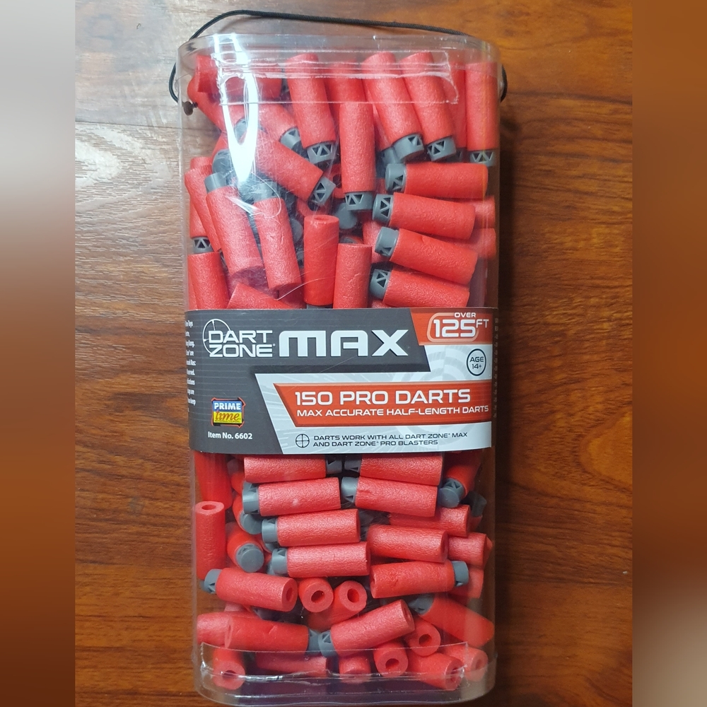 Dart Zone Max 150 Pro Darts Max Accurate Half-Length 125 Feet Prime Time NEW